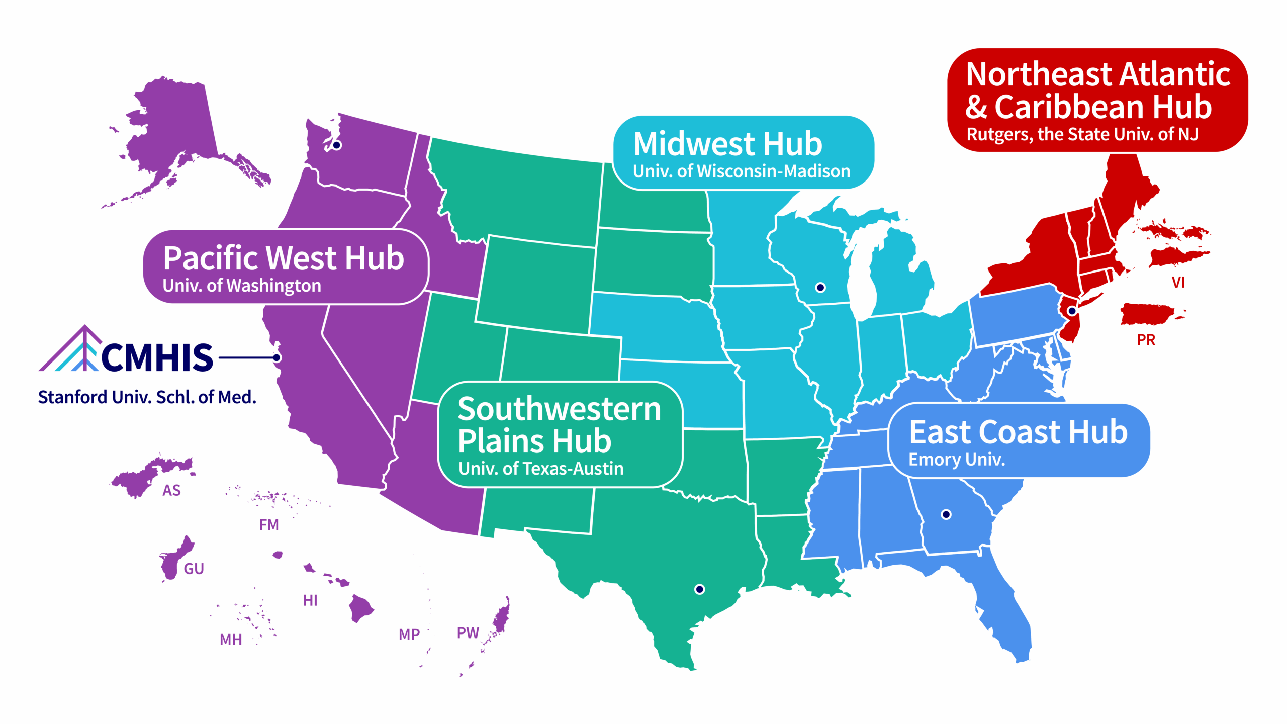 CMHIS Hub Map