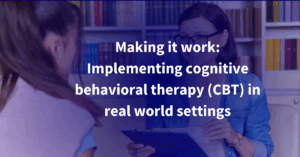 CBT real world event